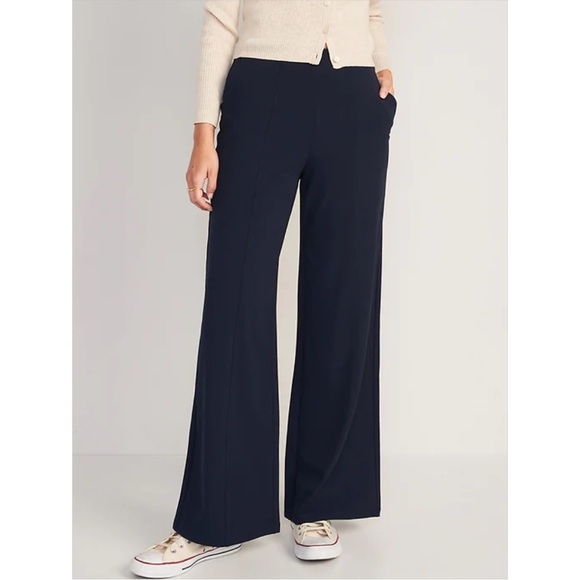 NWT Old Navy High-Waisted PowerSoft Wide-Leg Pants - Picture 5 of 11